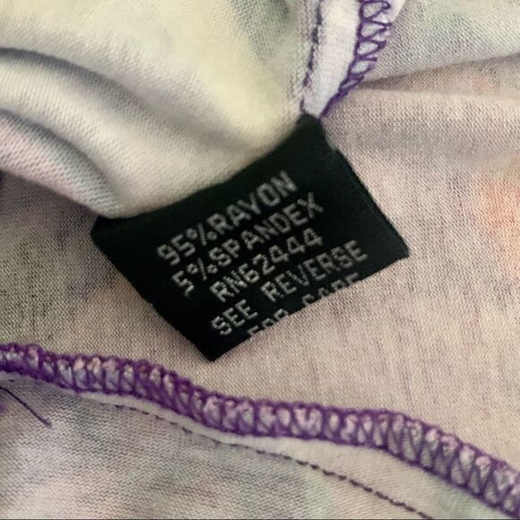 Artelier Nicole Miller Jersey Watercolor Dress Size P - Picture 13 of 13